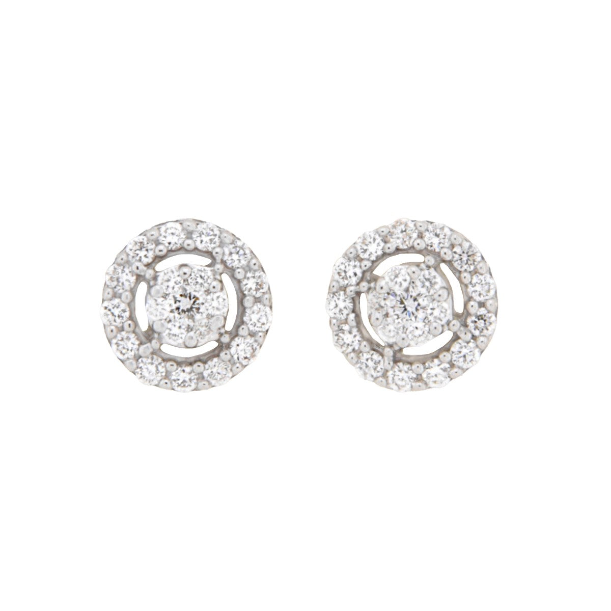 18ct Gold 0.15ct Diamonds Stud Earrings - A122062