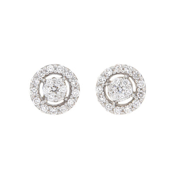 18ct Gold 0.15ct Diamonds Stud Earrings - A122062