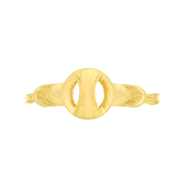 22ct Gold Geometric Circle Ring - A122360