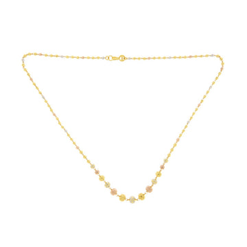 22ct Gold Beaded Necklace - A122368