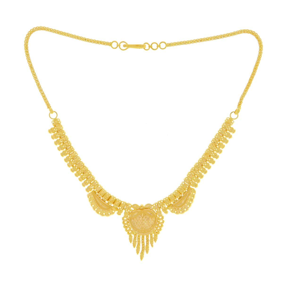 22ct Gold Motif Necklace - A122370