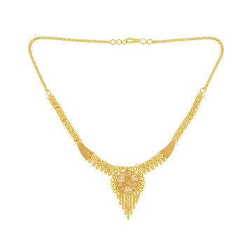 22ct Gold Drop Necklace - A122372