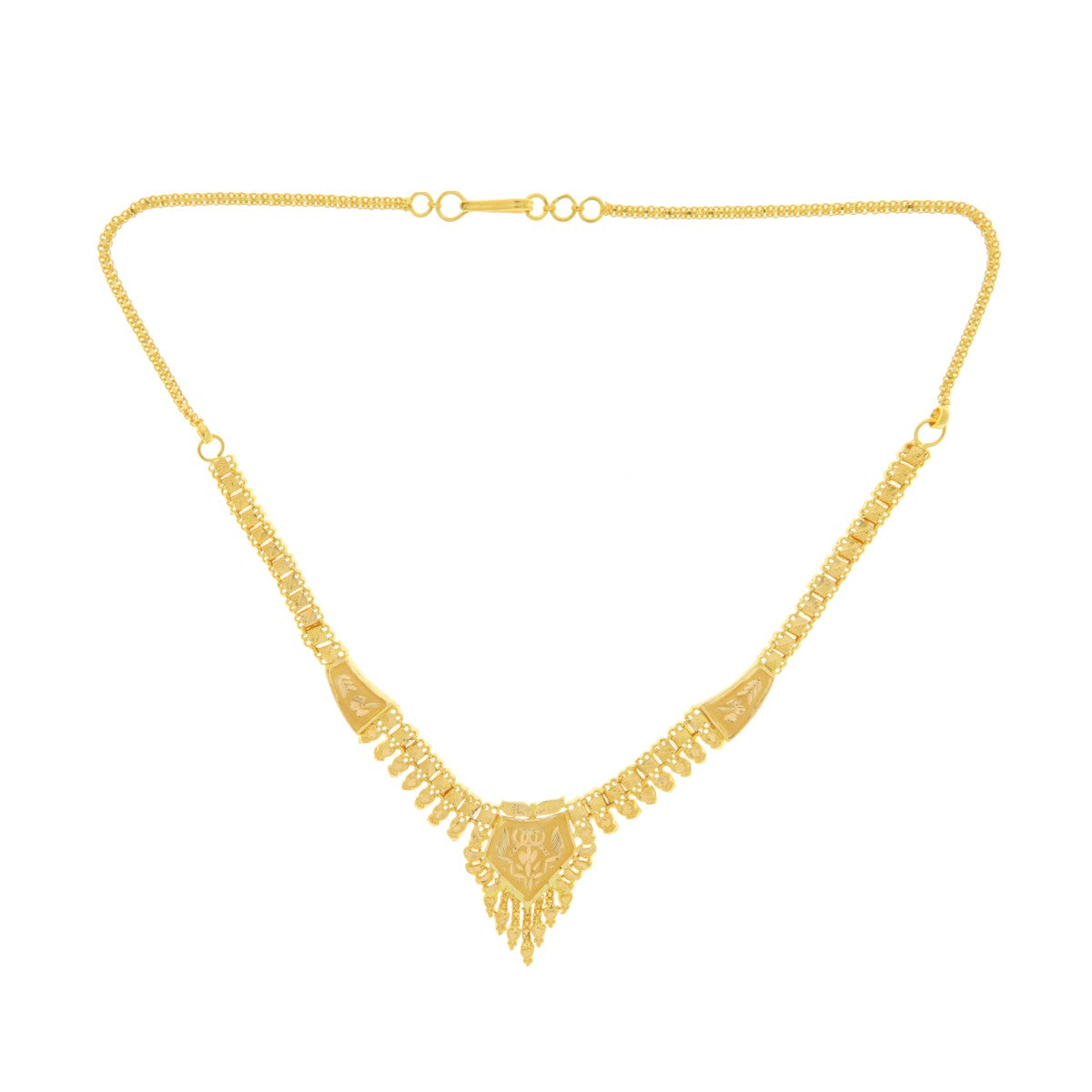 22ct Gold Drop Necklace - A122373