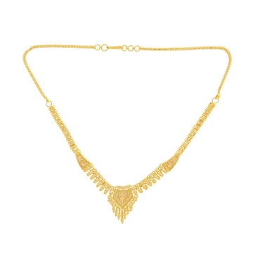 22ct Gold Drop Necklace - A122373