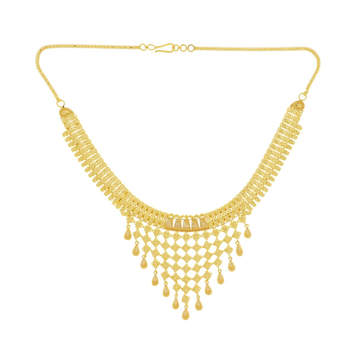 22ct Gold Heritage Mesh Necklace - A122375