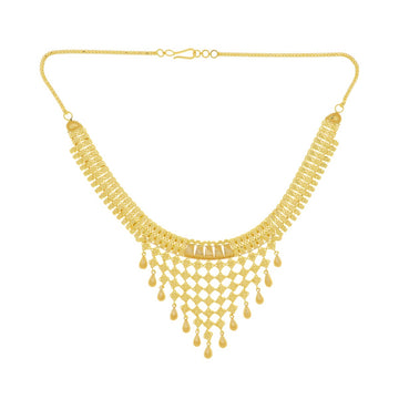 22ct Gold Heritage Mesh Necklace - A122375