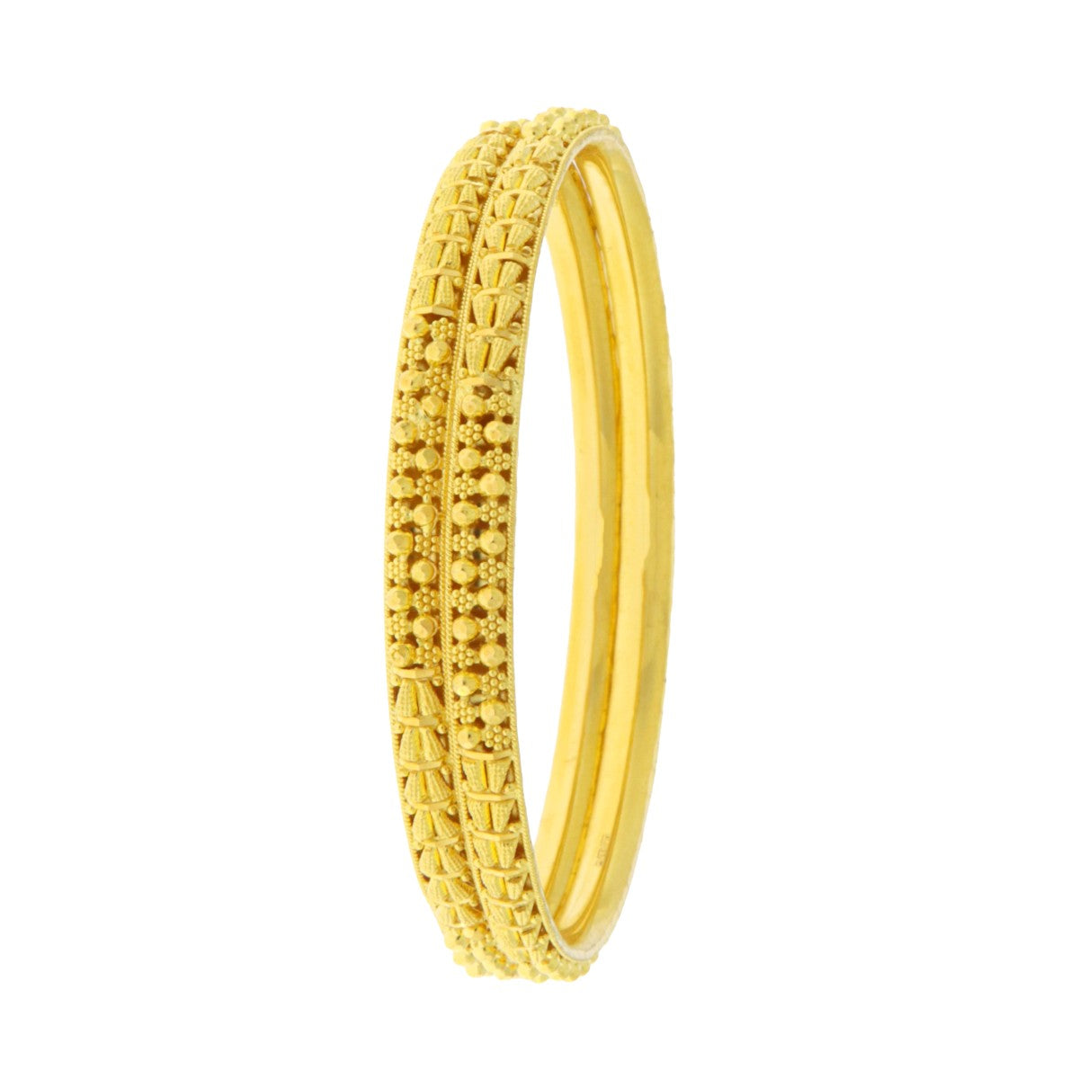 22ct Gold Filigree Bangles (Pair) - A122515