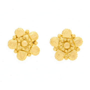 22ct Gold Floral Stud Earrings - A122646