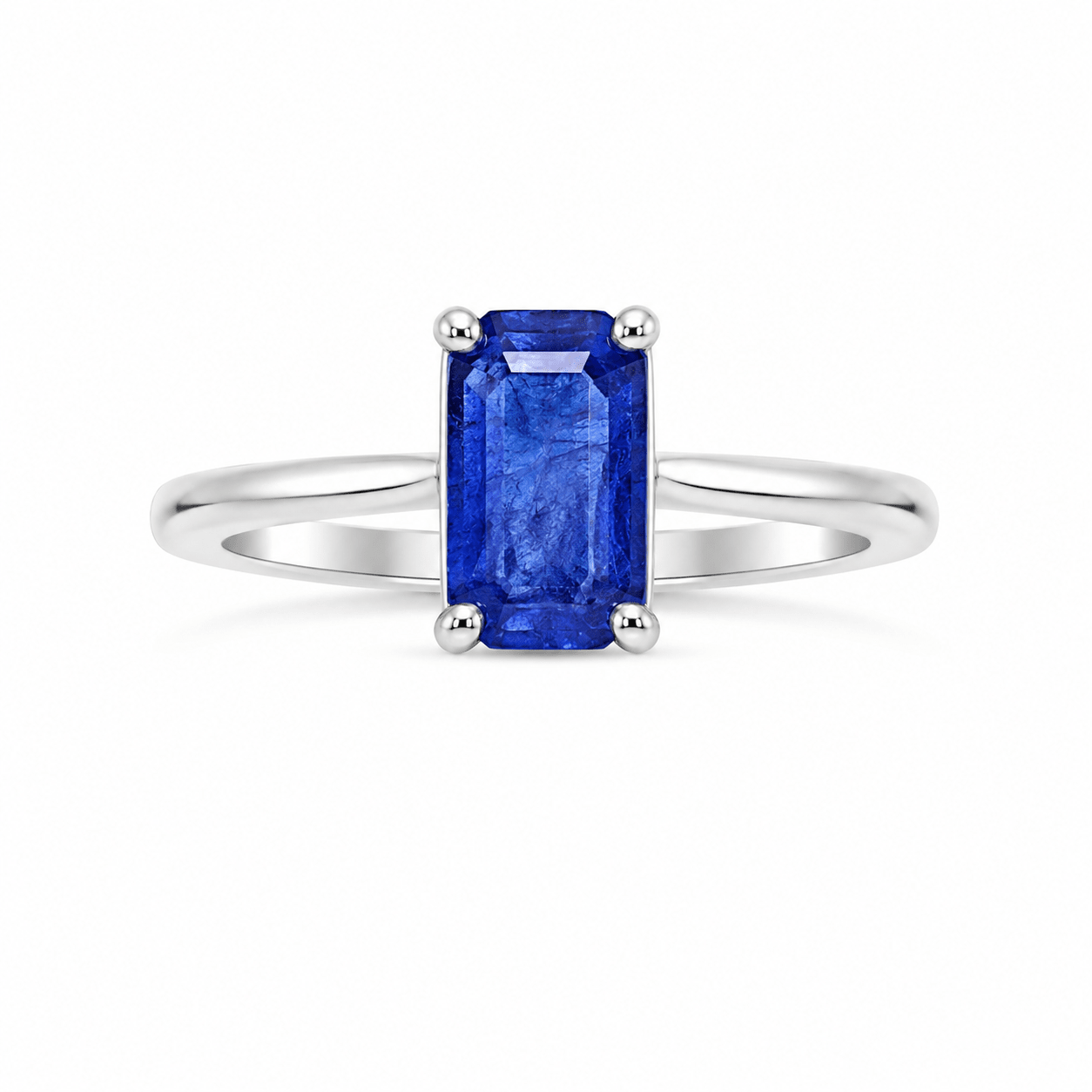 1.45ct Natural Blue Hauyne Ring in Sterling Silver - Prestige Stones