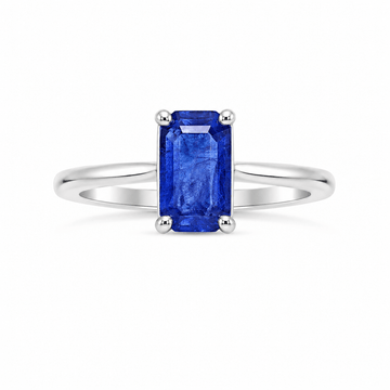 1.45ct Natural Blue Hauyne Ring in Sterling Silver - Prestige Stones