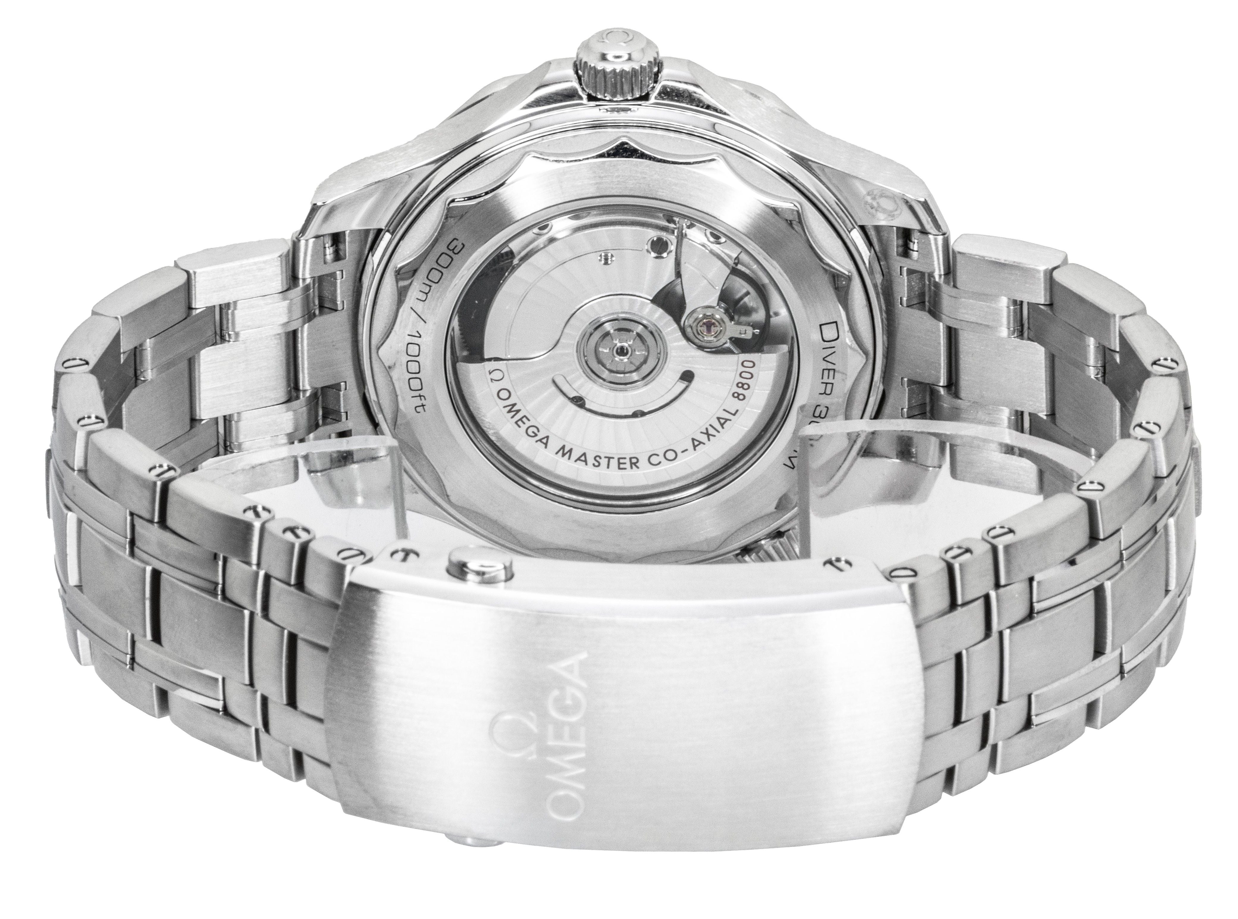 Omega Seamaster Stainless Steel Black Dial Automatic Diver's 210.30.42.20.01.001 300M Men's Watch