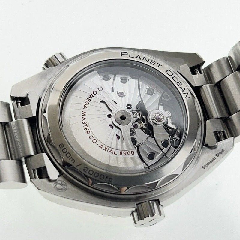 Omega Seamaster Planet Ocean Stainless Steel Black Dial Automatic Diver's 215.30.44.21.01.002 600M Men's Watch
