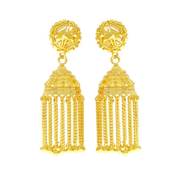 22ct Gold Two in One Chandelier Earrings - A120503 - Prestige Stones