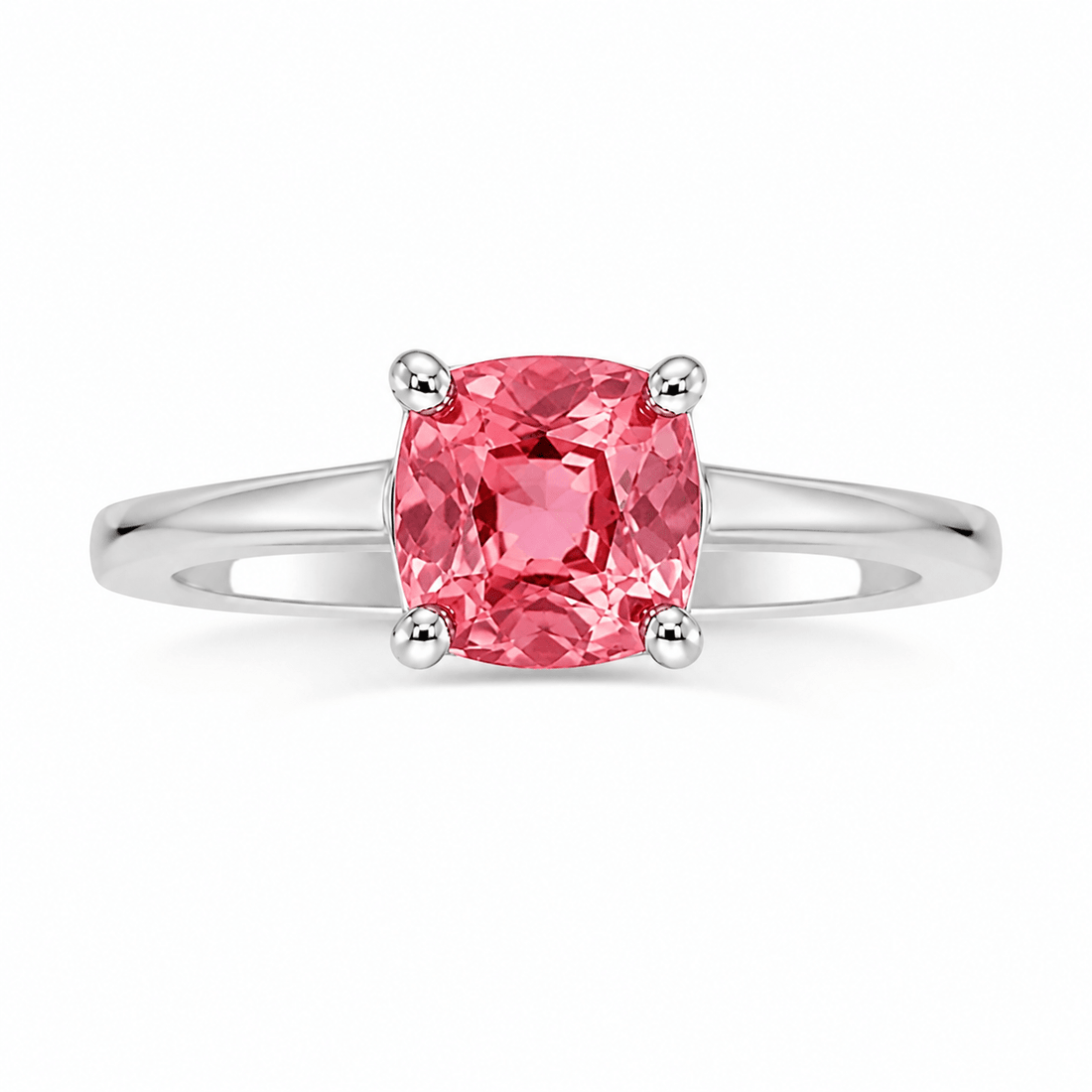 3ct Tanga Garnet Solitaire Ring in Sterling Silver - Prestige Stones
