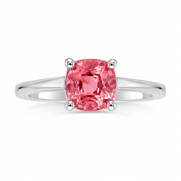 3ct Tanga Garnet Solitaire Ring in Sterling Silver - Prestige Stones