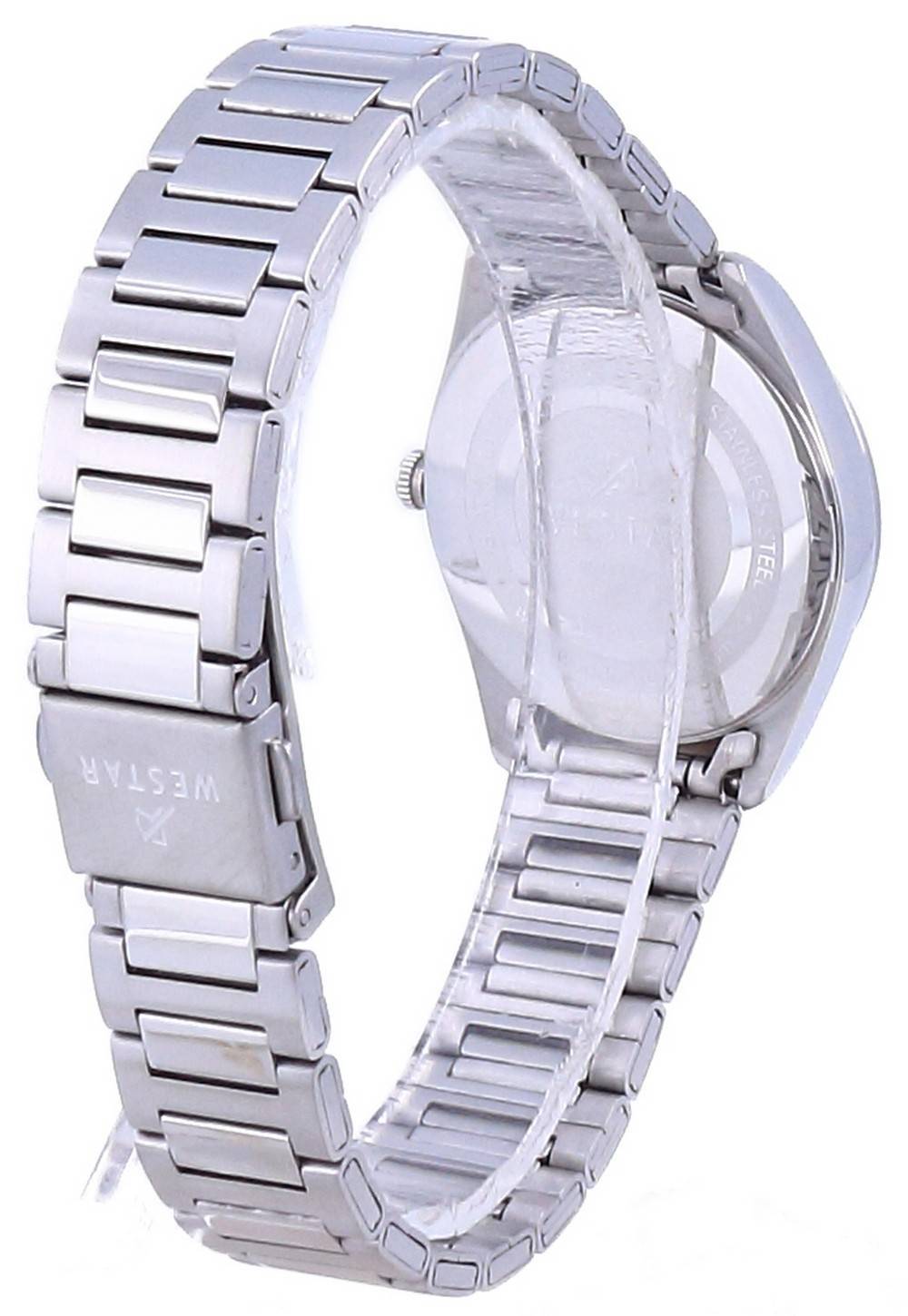 Westar Champagne Dial Stainless Steel Quartz 40213 STN 102 Women's Watch