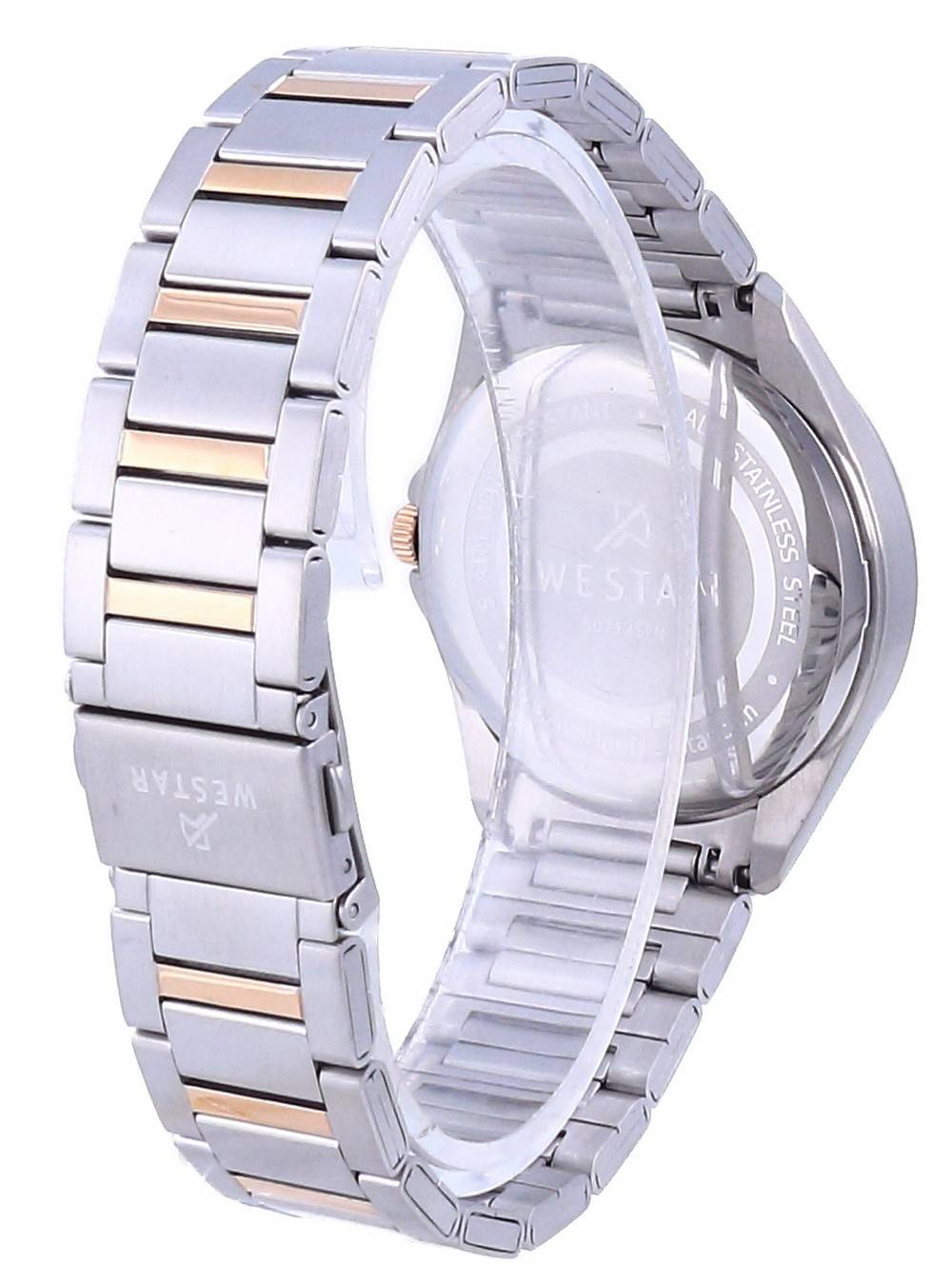 Westar Silver Dial Two Tone Stainless Steel Quartz 50212 SPN 607 Men's Watch
