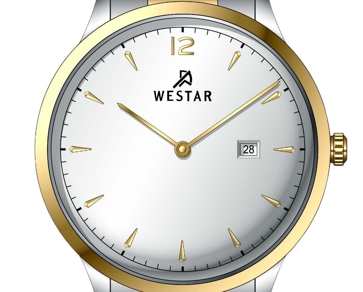 Westar Profile Stainless Steel Silver Dial Quartz 50218CBN107 Men's Watch