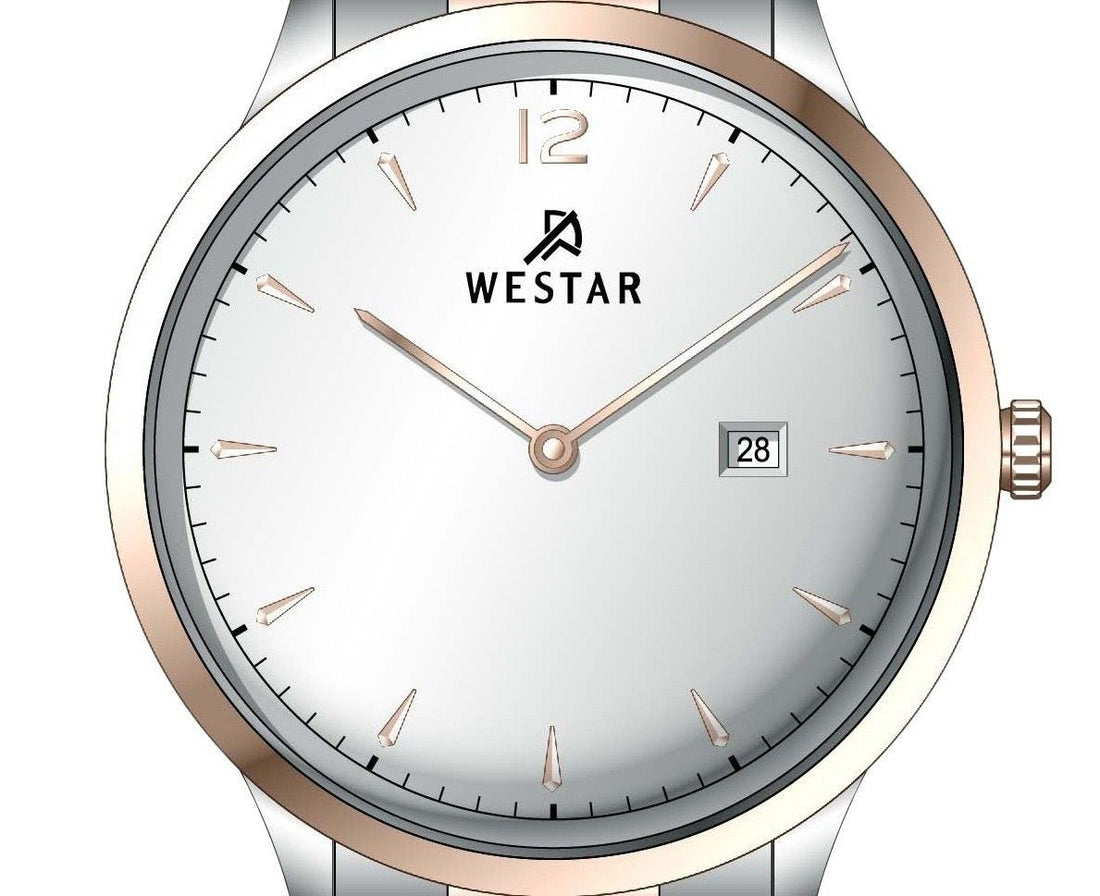 Westar Profile Stainless Steel Silver Dial Quartz 50218SPN607 Men's Watch