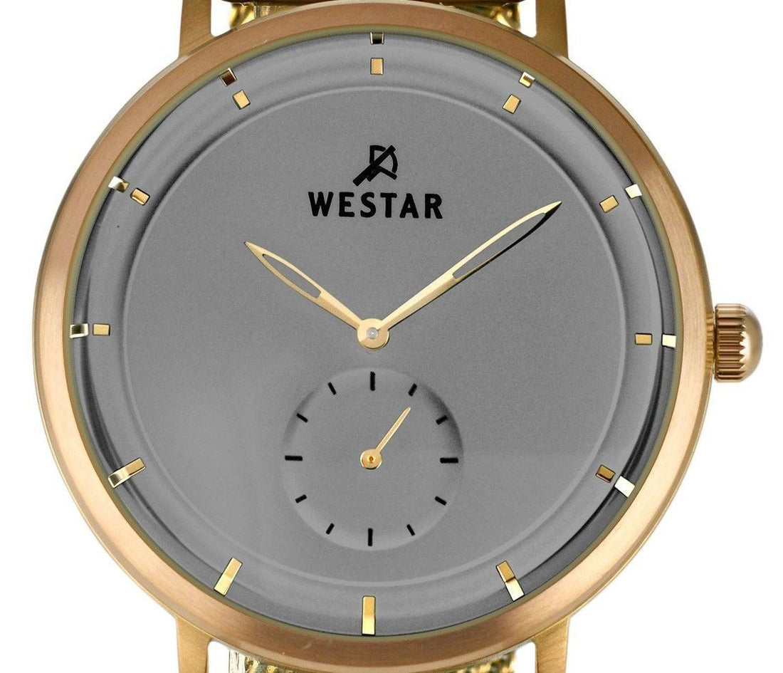 Westar Profile Stainless Steel Grey Dial Quartz 50247BZZ106 Men's Watch