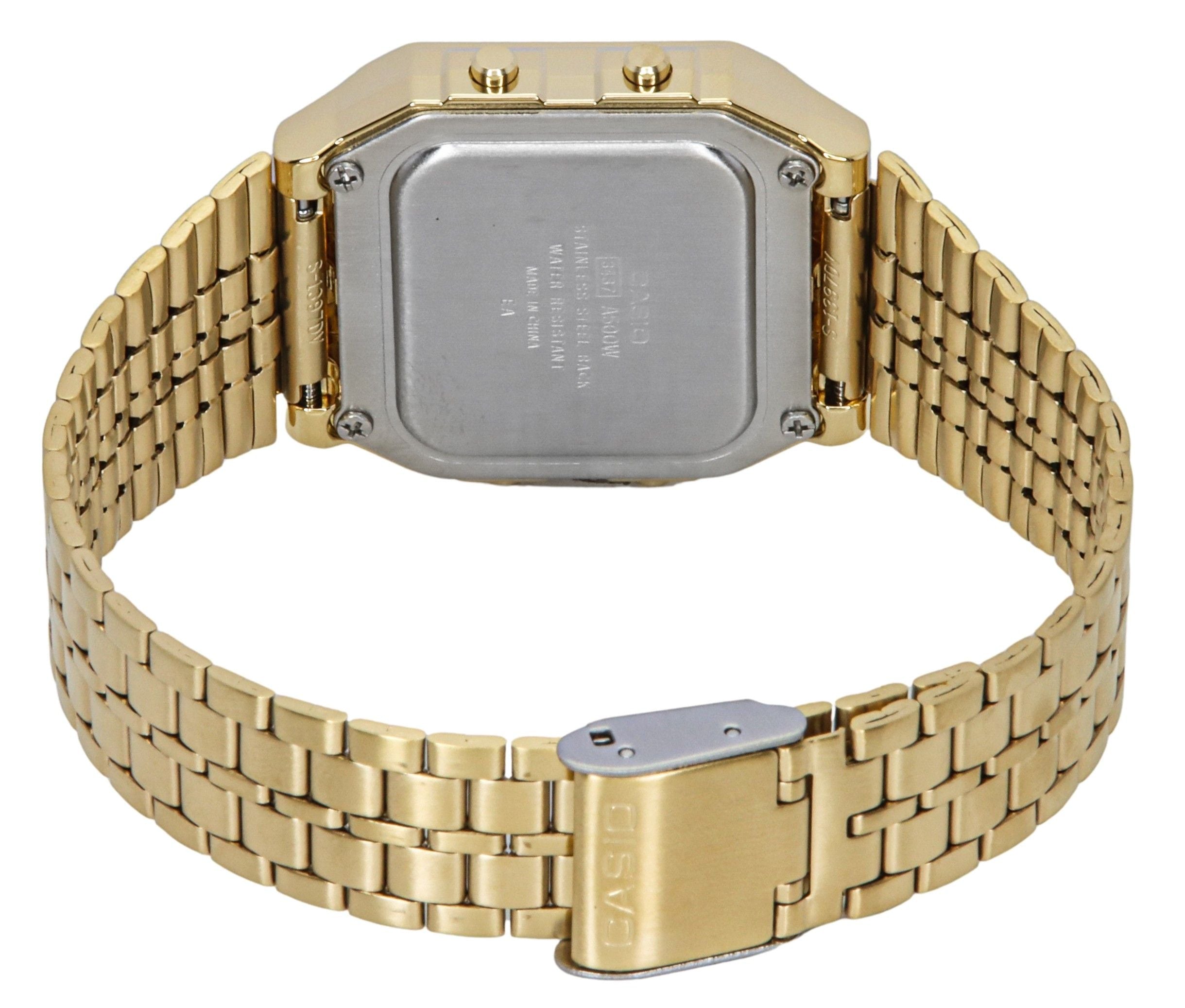 Casio Digital Stainless Steel World Time A500WGA-1DF A500WGA-1 Men's Watch