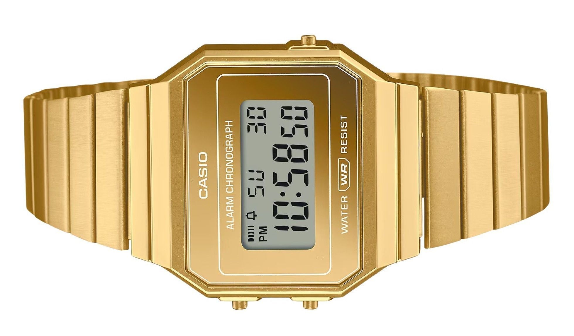 Casio Vintage Digital Gold Stainless Steel Quartz A700WEVG-9A Unisex Watch