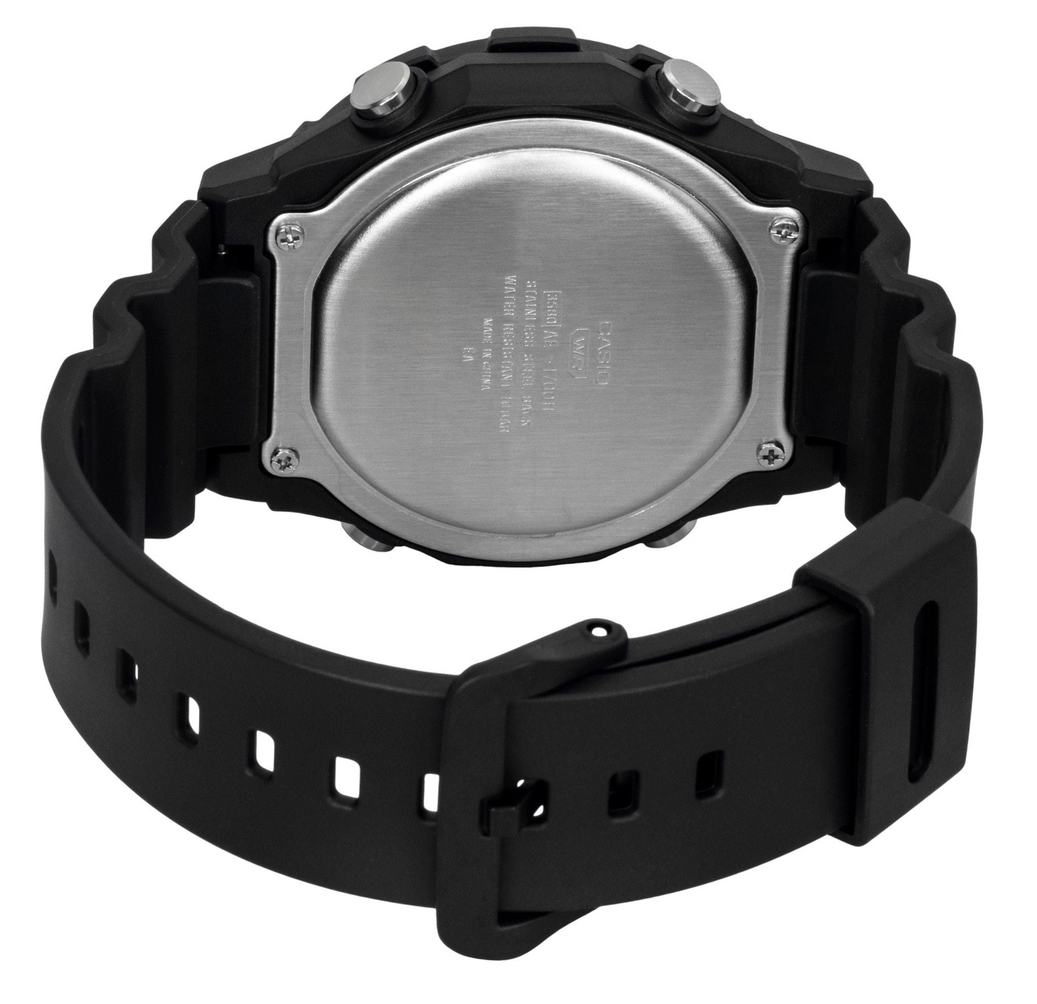 Casio Multifunctional Digital Resin Strap Pepsi Bezel Quartz AE-1700H-1A2V 100M Men's Watch