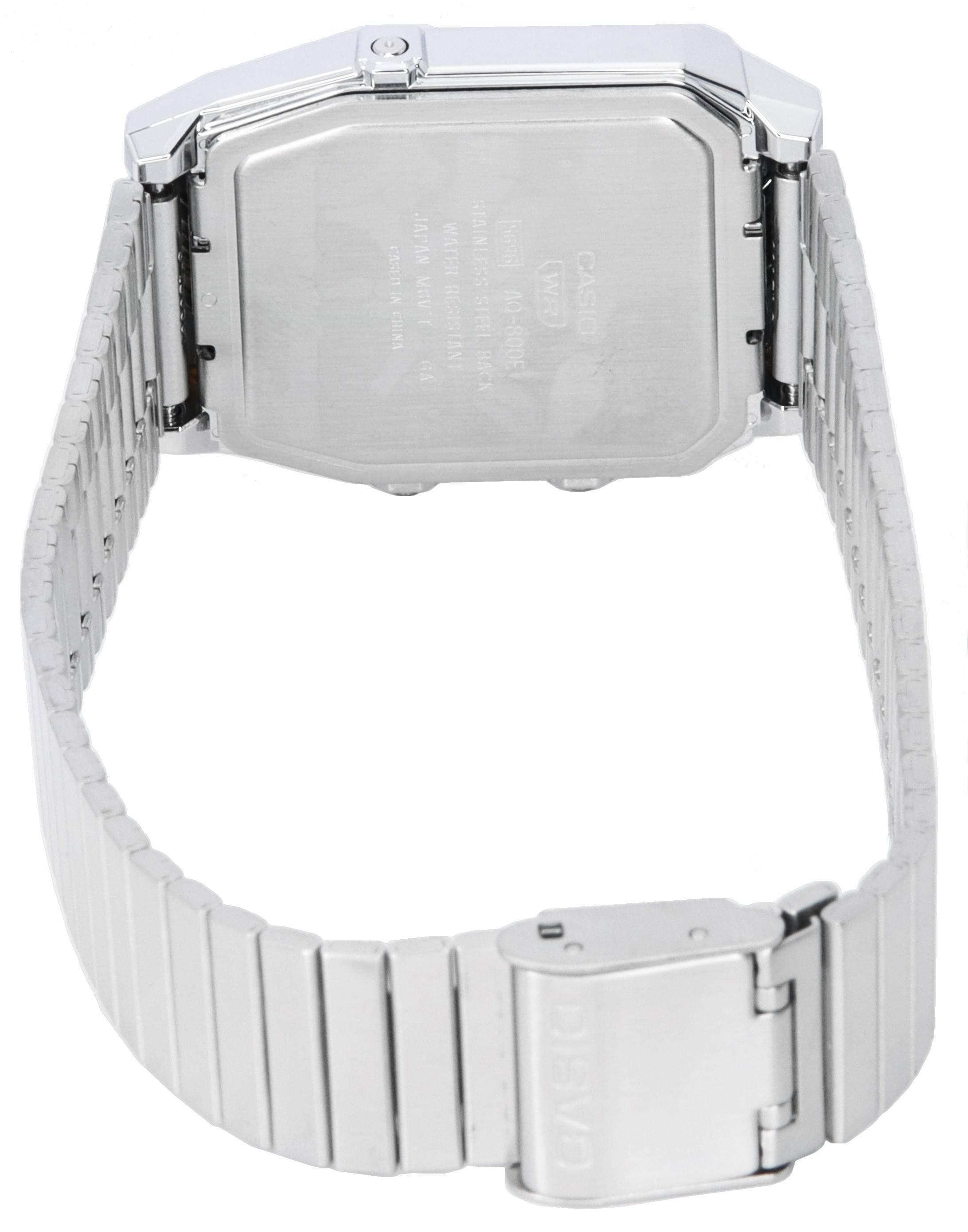 Casio Vintage Analog Digital White Dial Quartz AQ-800E-7A AQ800E-7 Unisex Watch