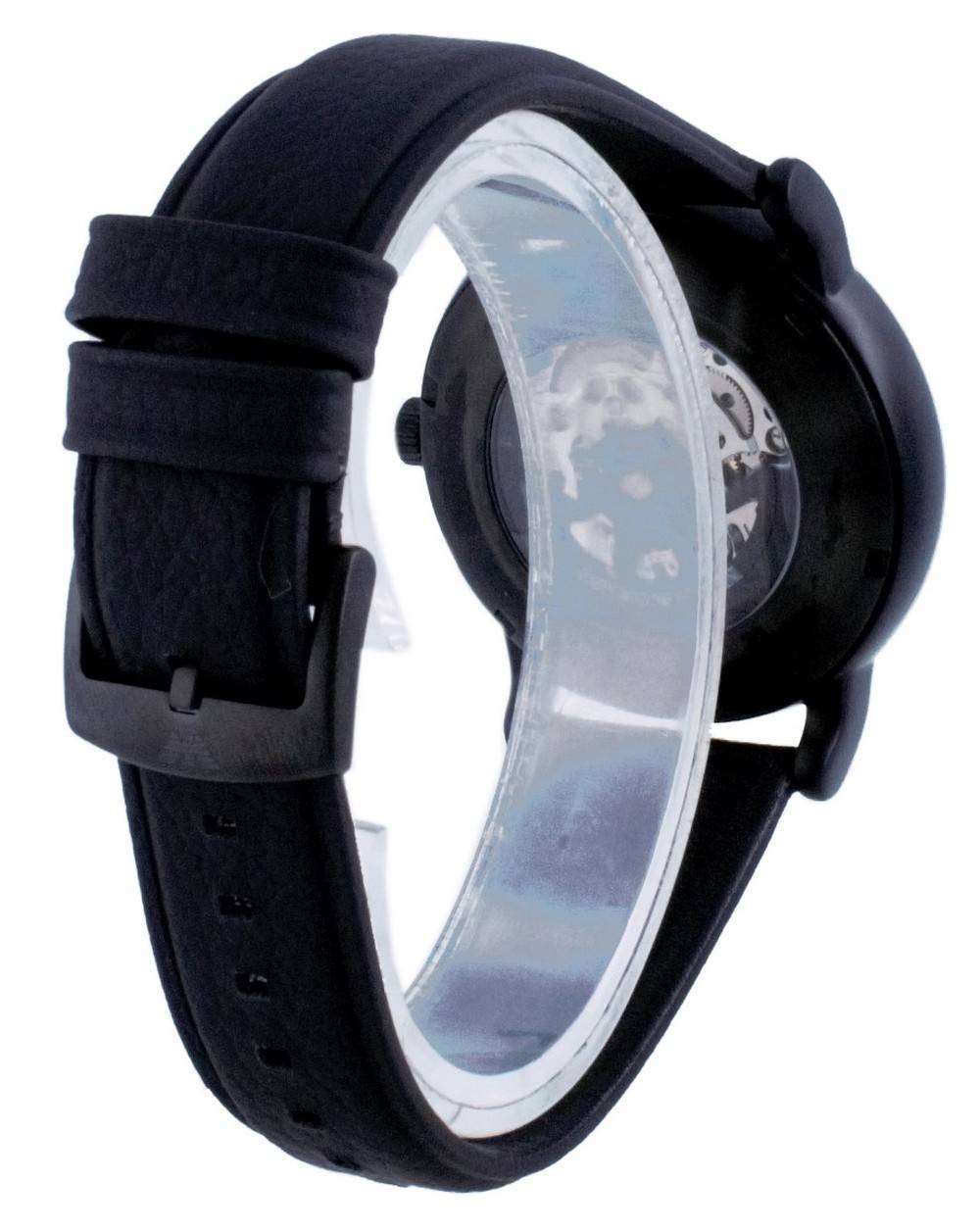 Emporio Armani Luigi Skeleton Leather Automatic AR60032 Men's Watch