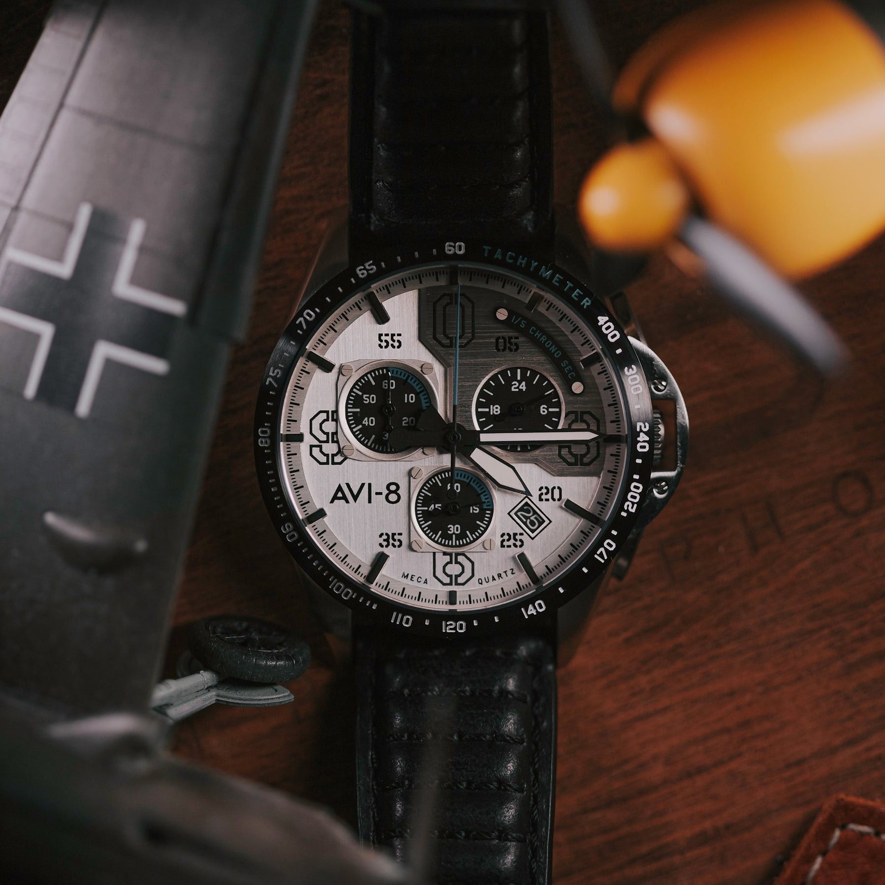 AVI-8 P-51 Mustang Command Pilot Blakeslee Chronograph Quartz AV-4077-01 Men's Watch