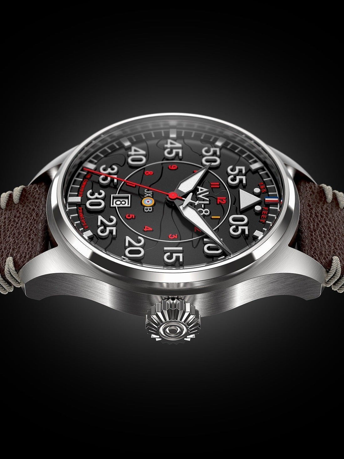 AVI-8 Hawker Hurricane Wittering Clowes Pilot Automatic AV-4097-01 Men's Watches