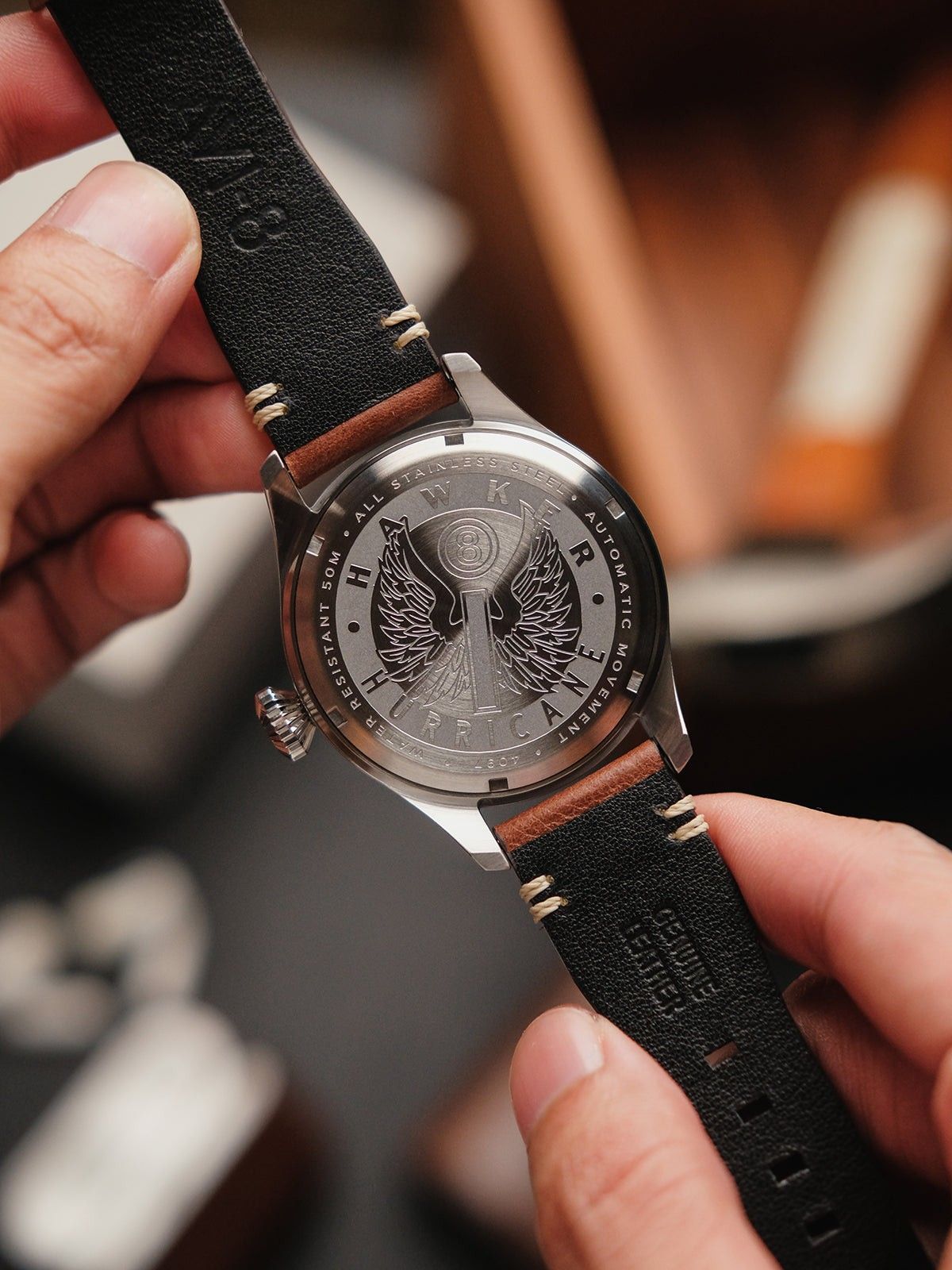 AVI-8 Hawker Hurricane Wittering Clowes Pilot Automatic AV-4097-01 Men's Watches