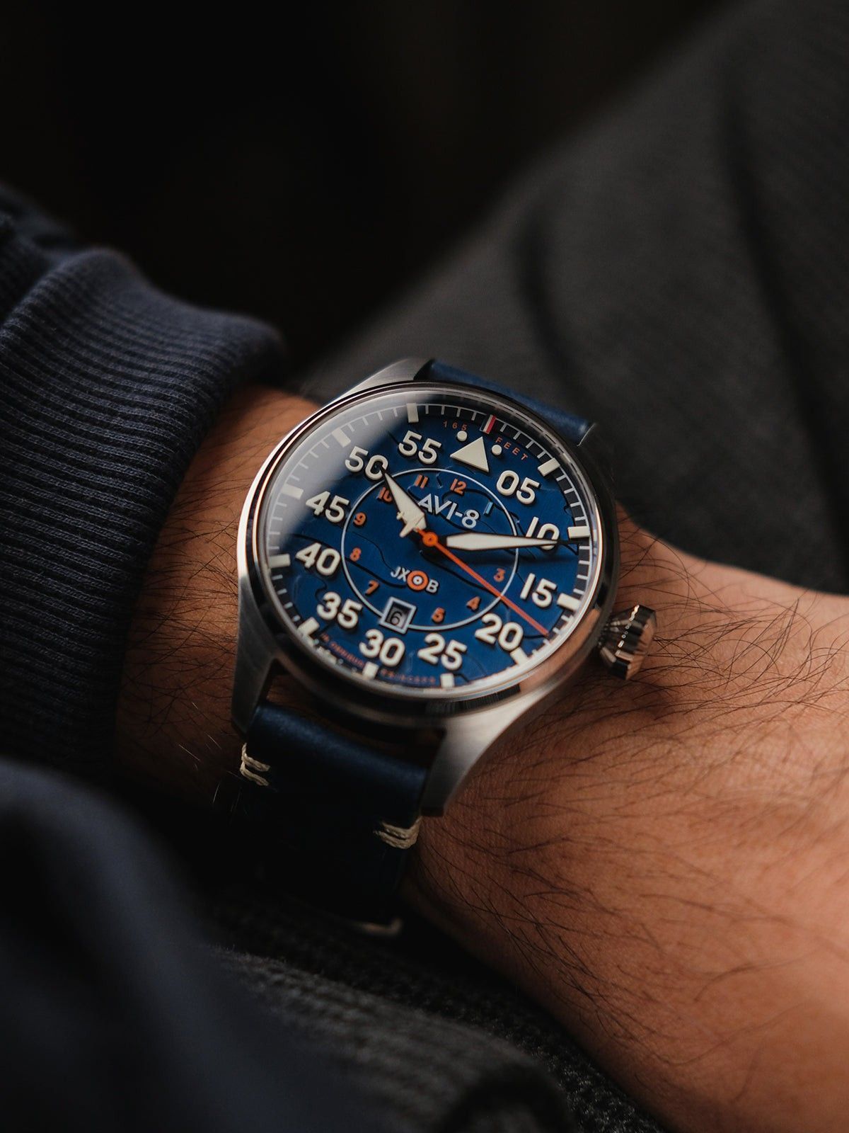 AVI-8 Hawker Hurricane Clowes Acklington Automatic AV-4097-02 Men's Watch