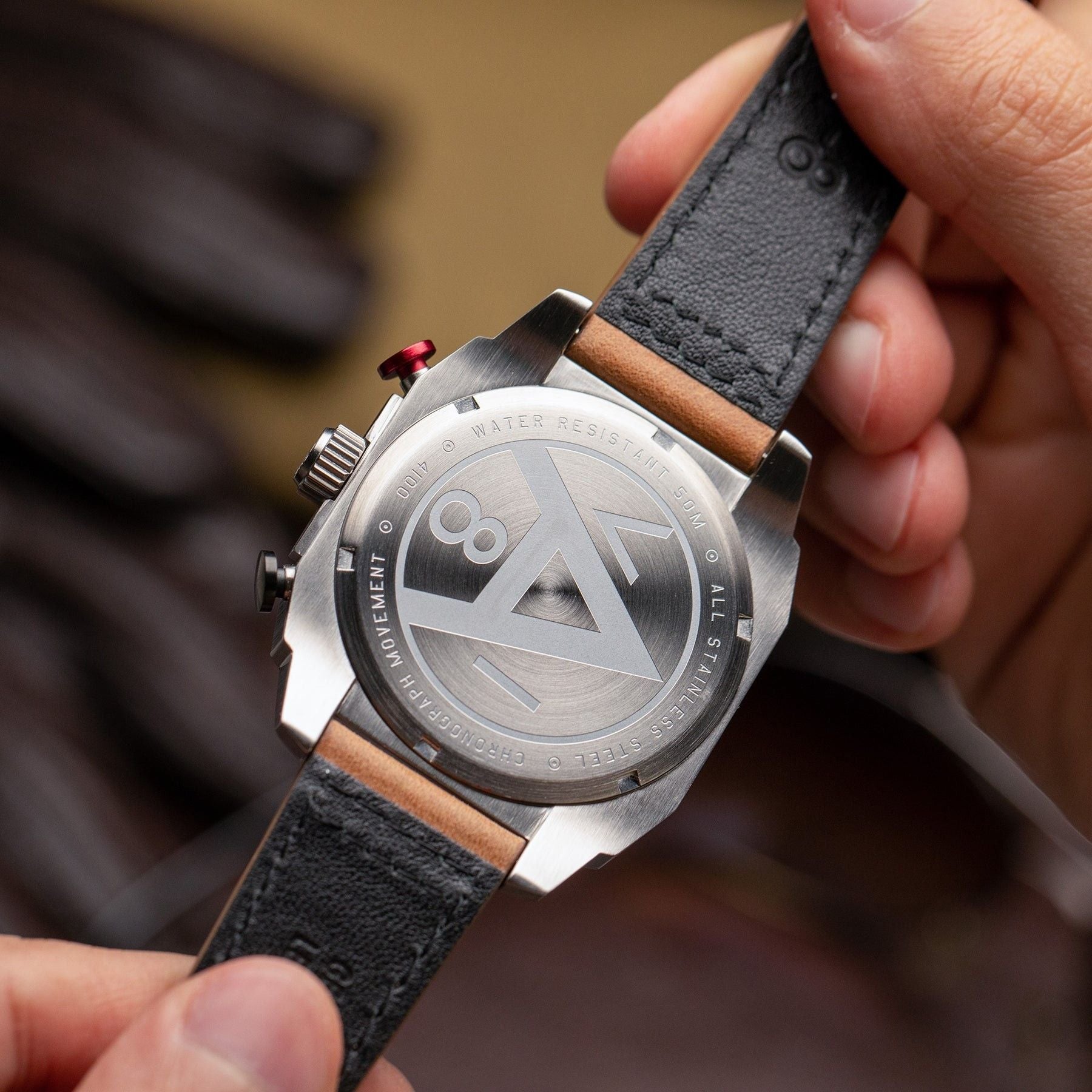 AVI-8 Hawker Hunter Atlas Dual Time Chronograph Forest Quartz AV-4100-01 Men's Watch