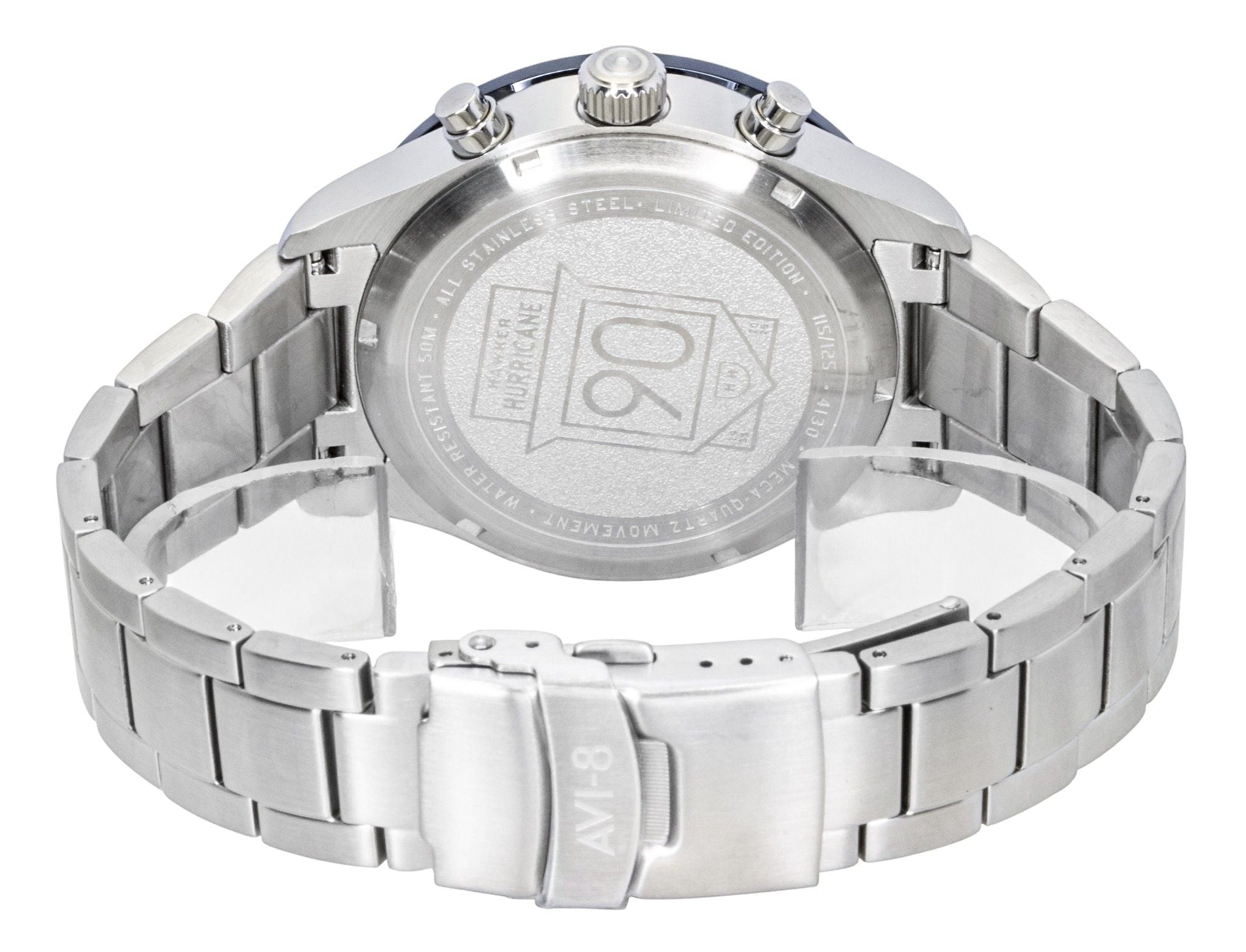 AVI-8 Hawker Hurricane Chronograph Limited Edition Blue Horizon Dial Quartz AV-4130-22 Men's Watch With Extra Strap