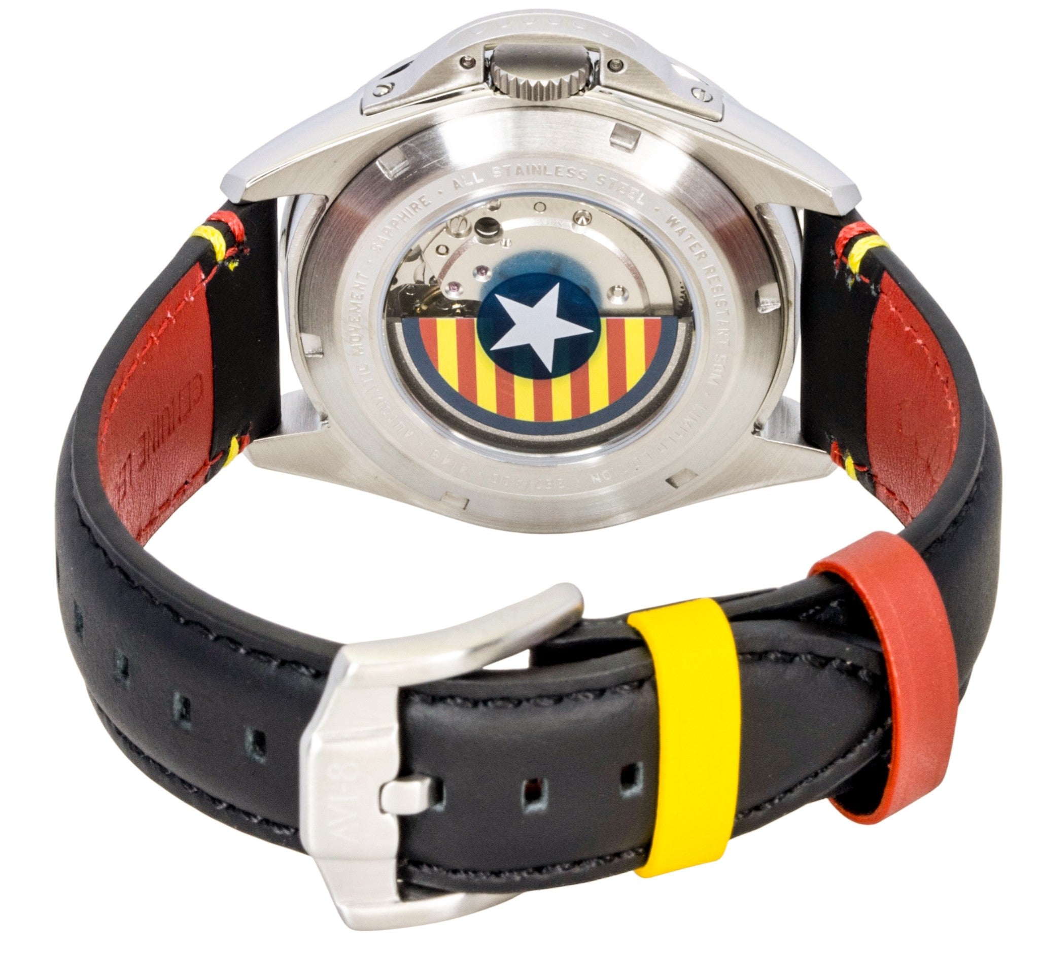 AVI-8 P-51 Mustang Patriot Automatic Tuskegee Airmen 85th Anniversary Limited Edition Black Dial AV-4148-01 Men's Watch