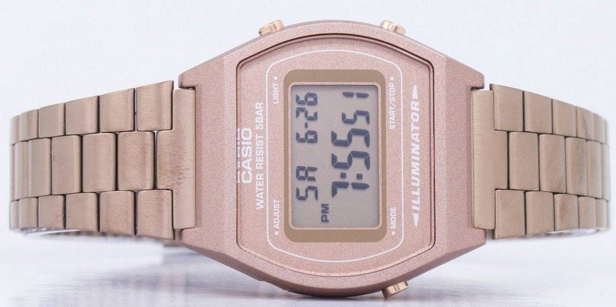 Casio Digital Quartz Stainless Steel 50M Illuminator B640WC-5ADF B640WC-5A Men's Watch