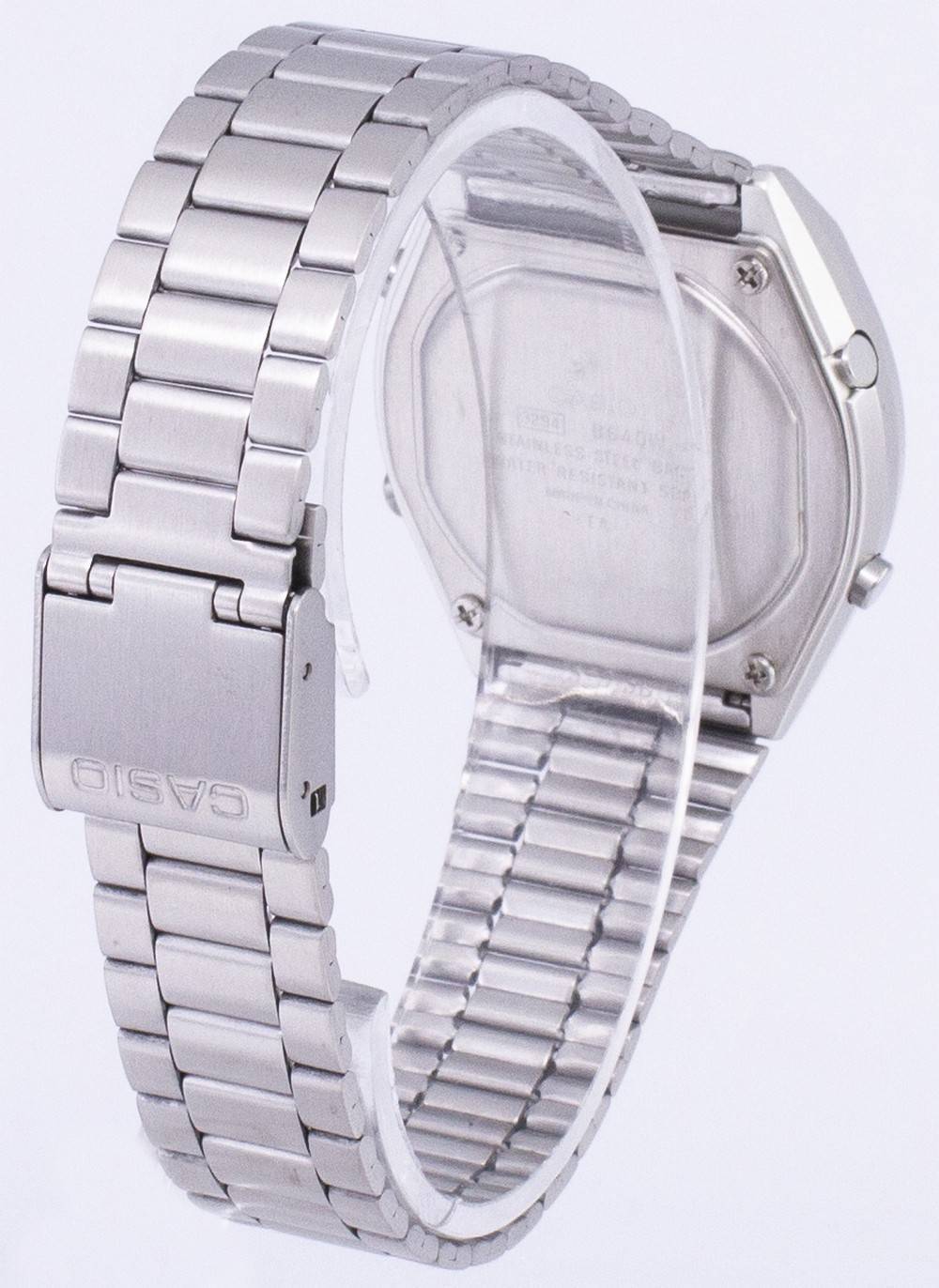 Casio Digital Quartz Stainless Steel Illuminator B640WD-1AVDF B640WD-1AV Unisex Watch