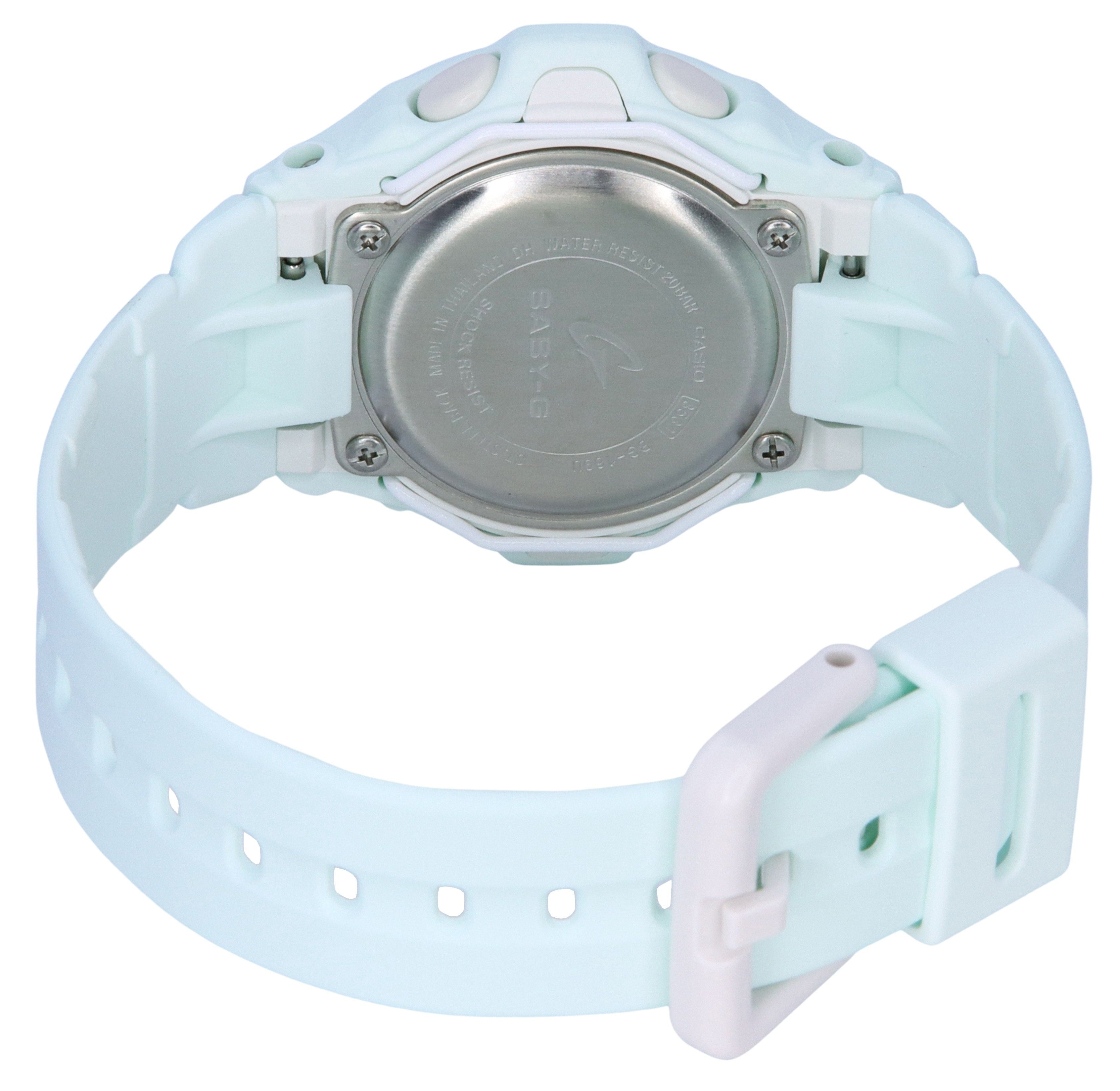 Casio Baby-G Digital Pastel Green Resin Strap Quartz BG-169U-3 200M Women's Watch