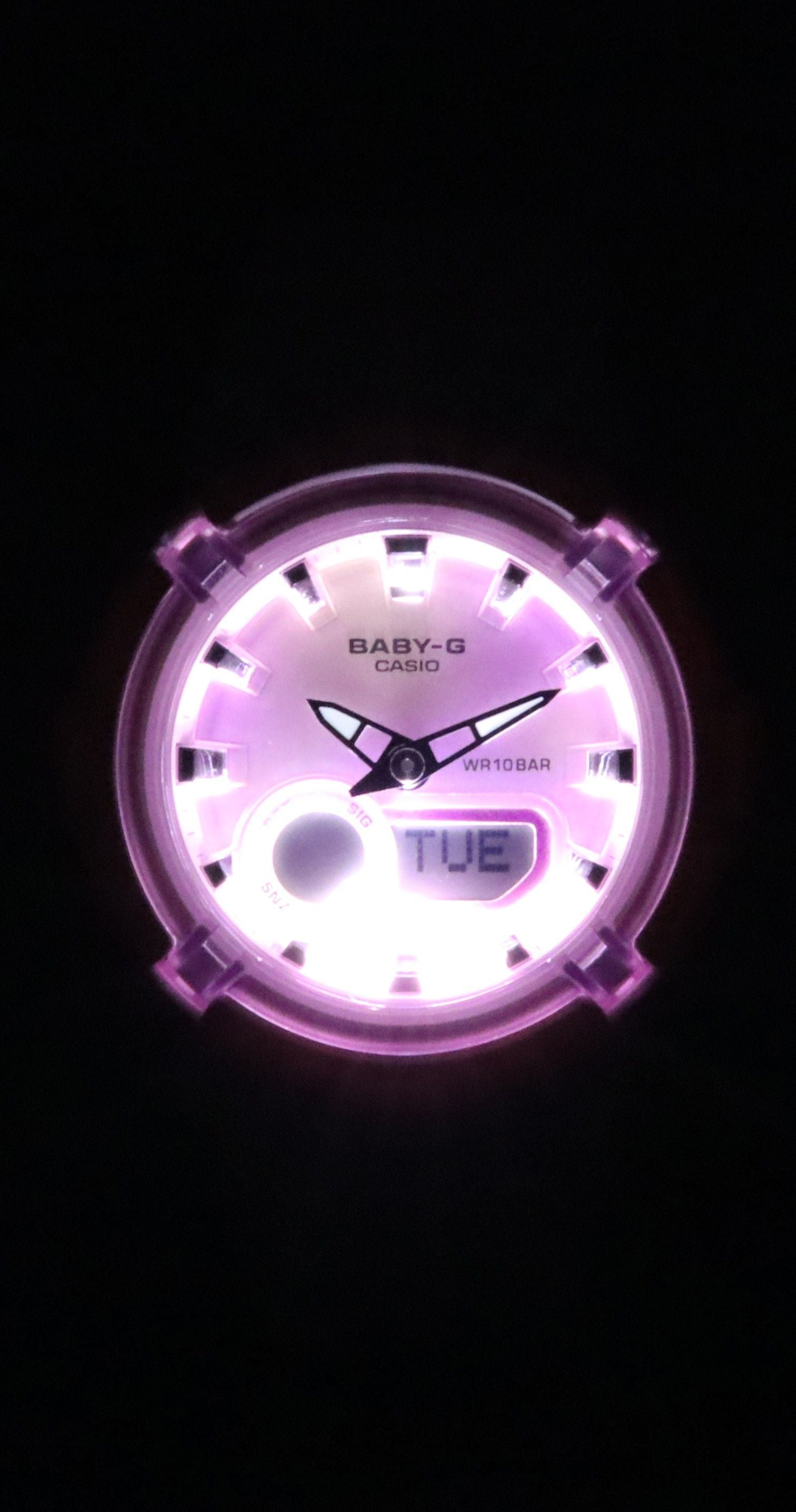 Casio Baby-G Analog Digital Resin Strap Multicolor Dial Quartz BGA-280TD-4A 100M Women's Watch