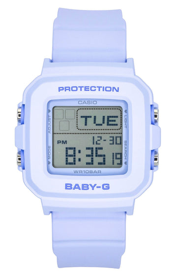 Casio Baby-G Plus Digital Resin Strap Quartz BGD-10KH-2B 100M Women's Watch With Special Holder