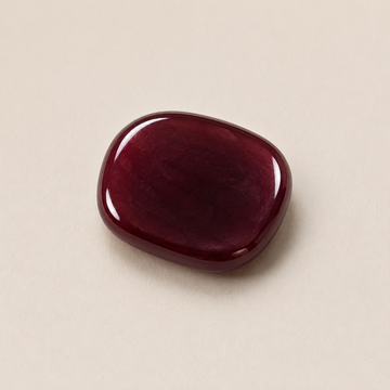 Natural Deep Red Aqeeq Polished Gemstone