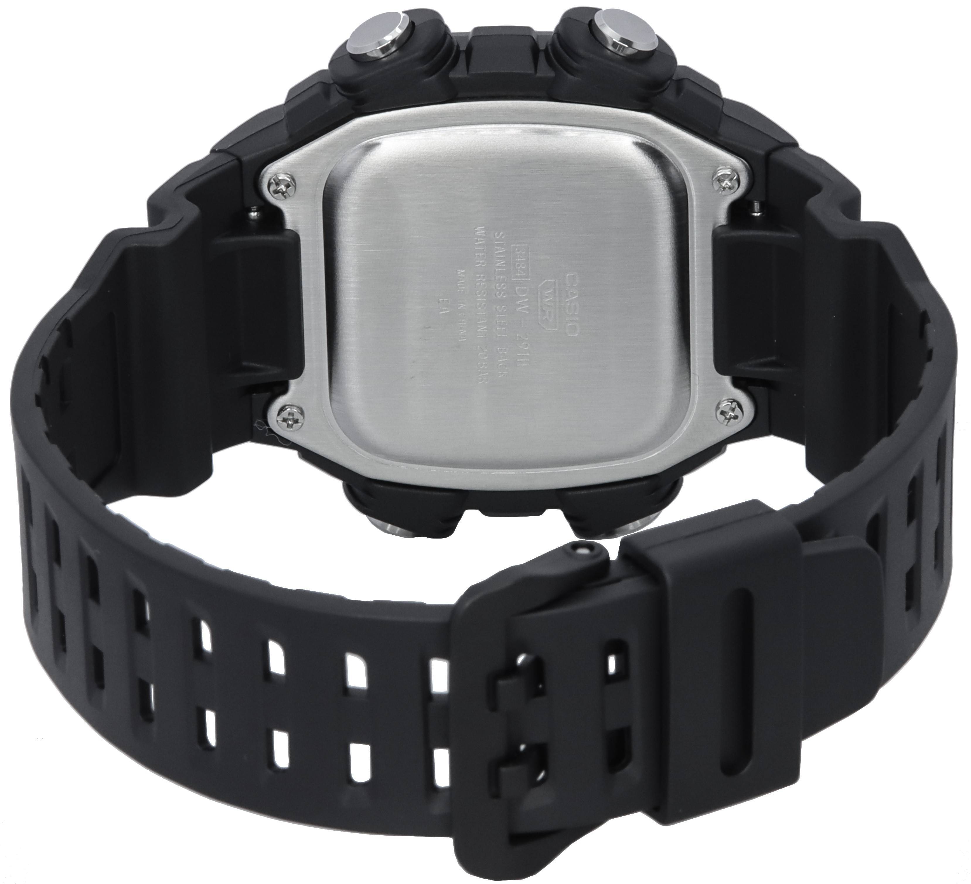 Casio Digital Sports Resin Strap Quartz DW-291HX-1A DW291HX-1 200M Men's Watch