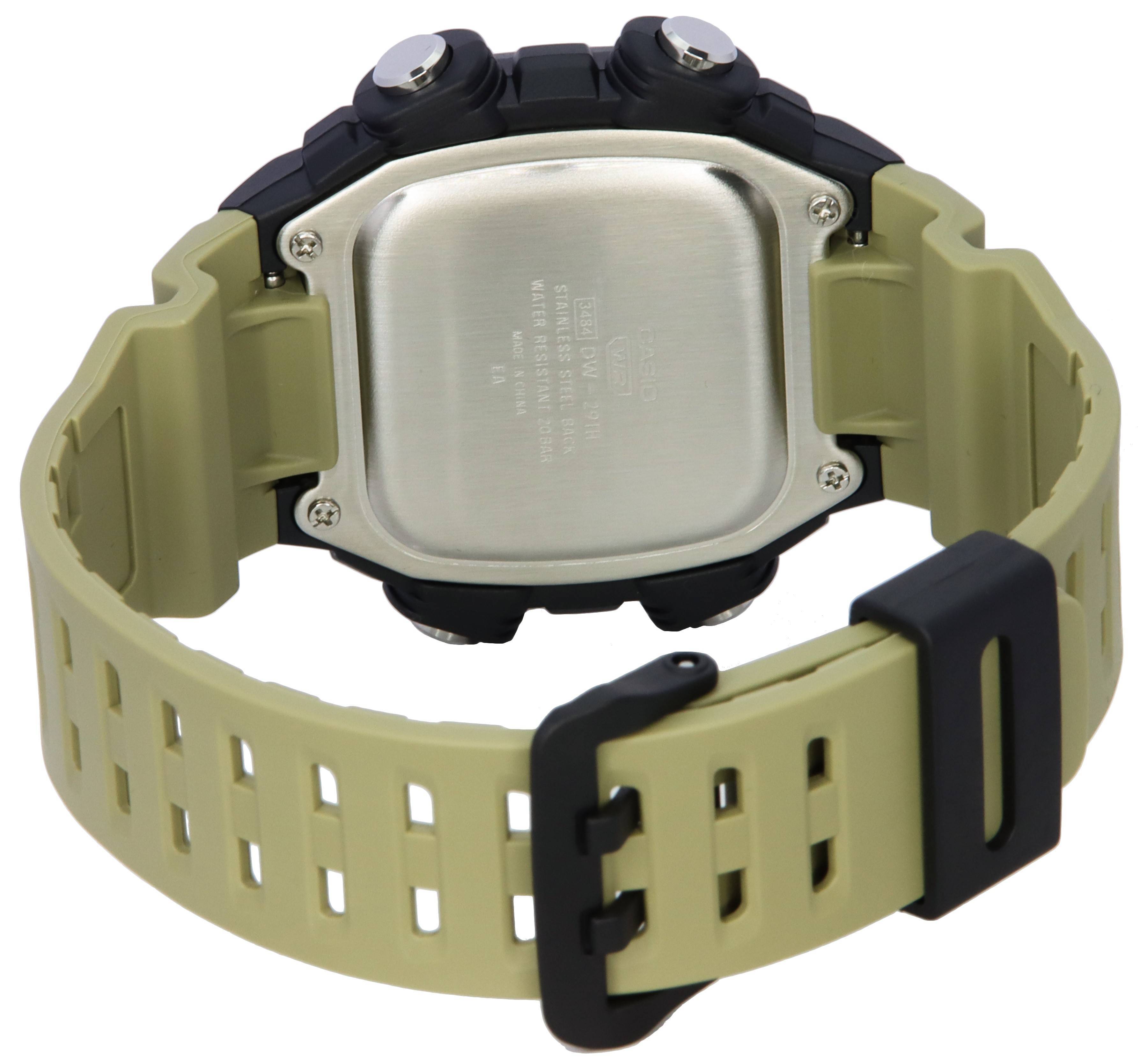 Casio Standard Digital Sand Resin Band Quartz DW-291HX-5A DW291HX-5 200M Men's Watch