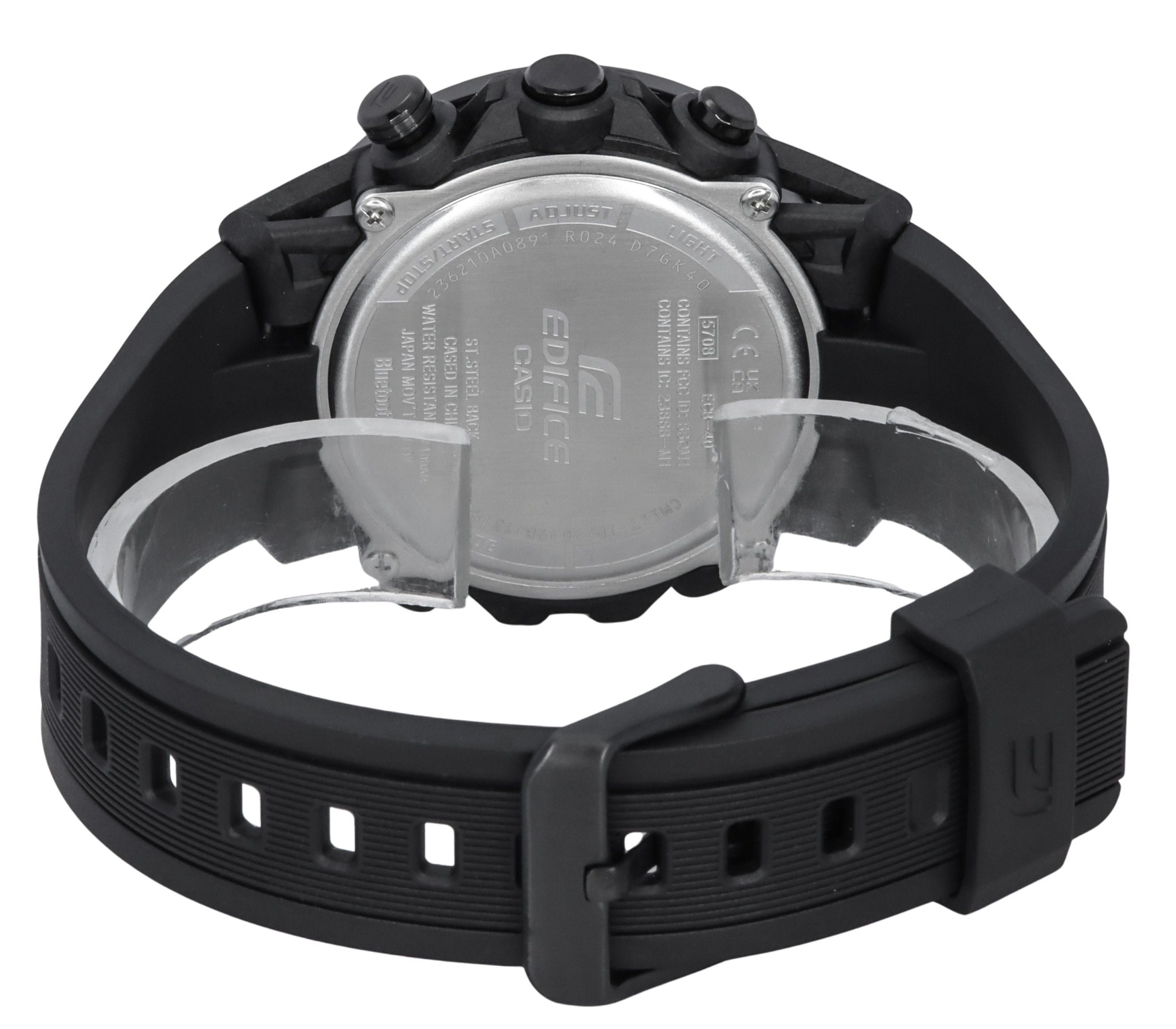 Casio Edifice Sospensione Smartphone Link Bluetooth Analog Digital Black Dial Quartz ECB-40PB-1A 100M Men's Watch