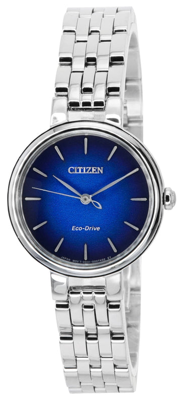 Citizen L Eco-Drive Stainless Steel Blue Dial EM0990-81L Women's Watch