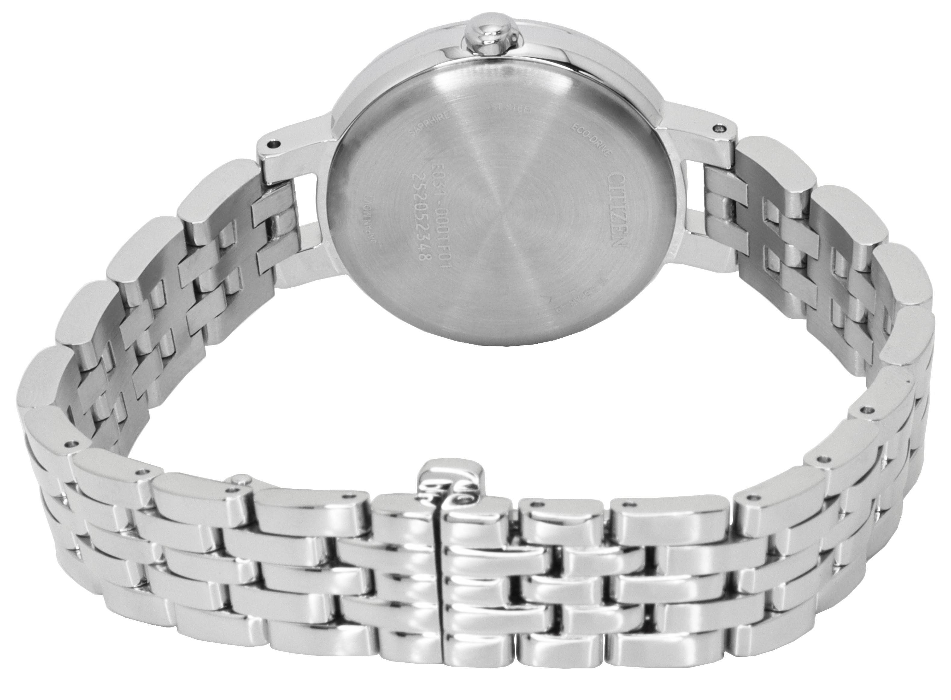 Citizen L Eco-Drive Stainless Steel Blue Dial EM0990-81L Women's Watch