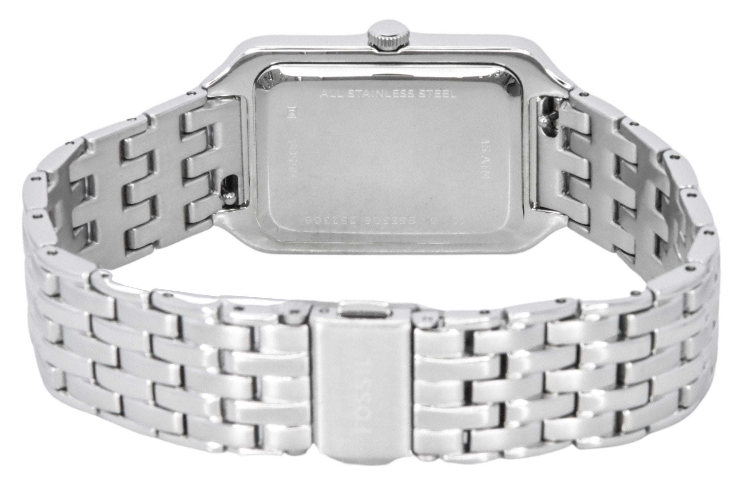 Fossil Raquel Stainless Steel White Mother Of Pearl Dial Quartz ES5306 Women's Watch