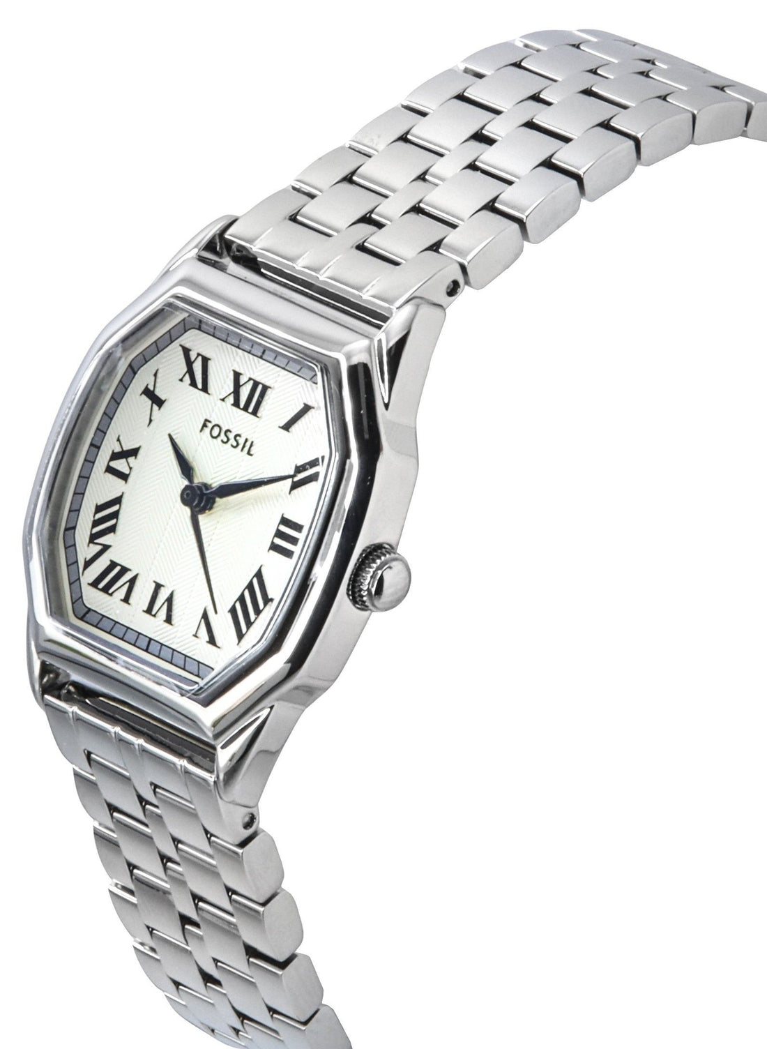 Fossil Harlow Stainless Steel Cream Dial Quartz ES5363 Women's Watch