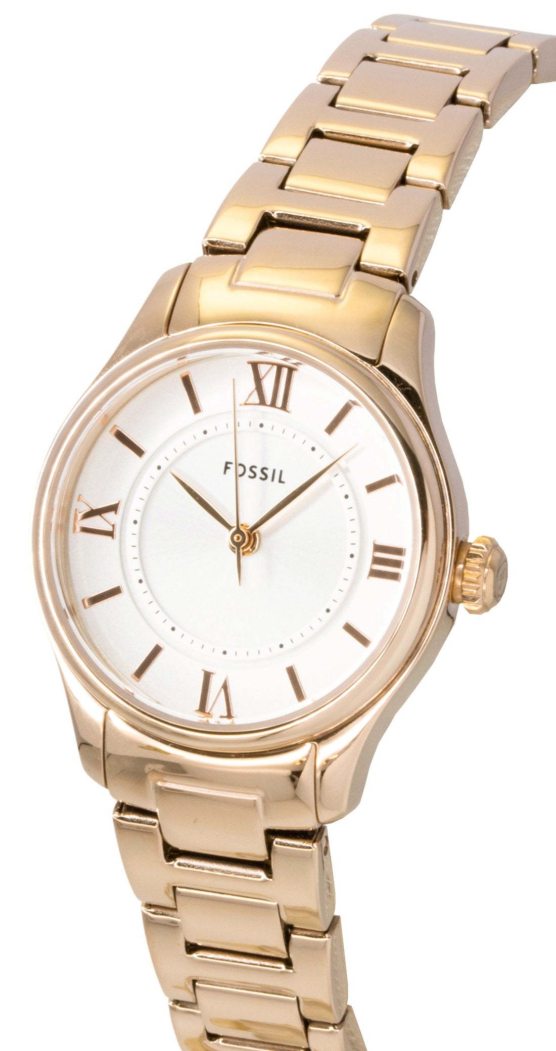 Fossil Gilmore Rose Gold Stainless Steel Silver Dial Quartz ES5420 Women's Watch